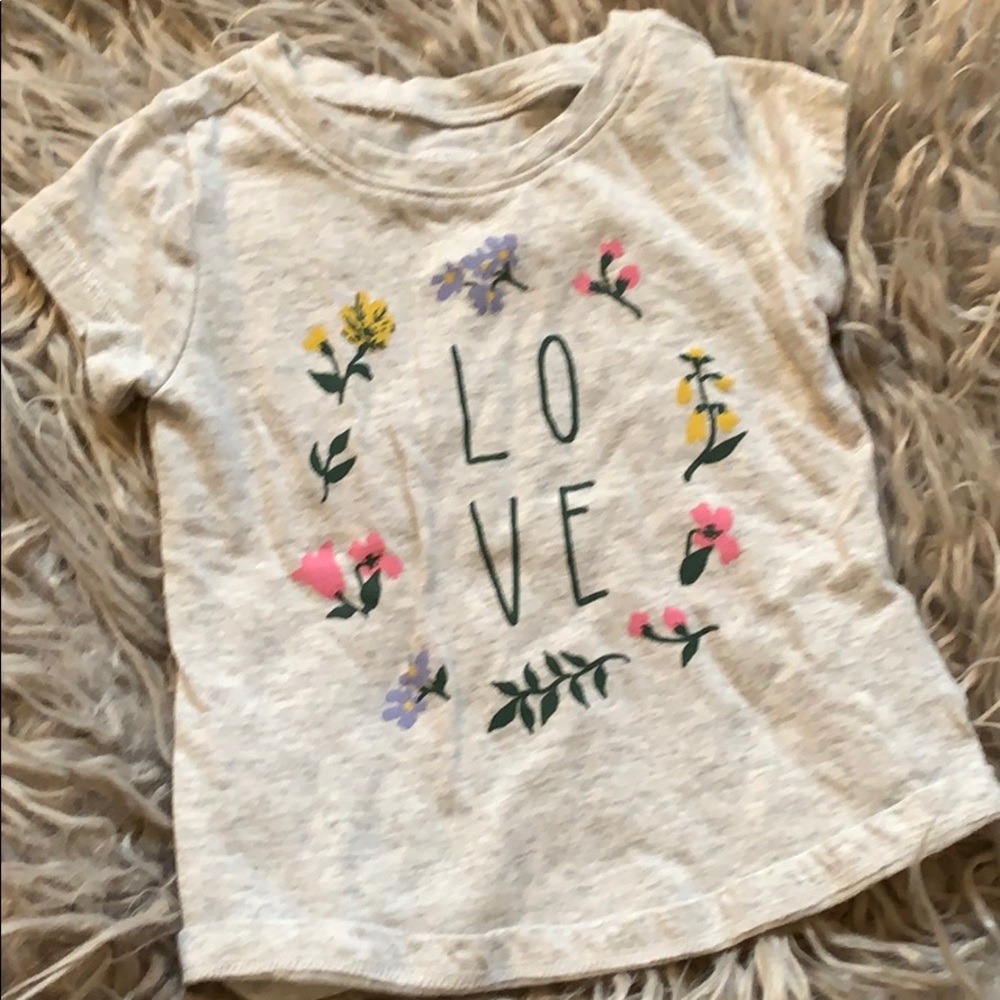 NWOT - Love T 6-12M